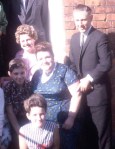 Mum, Dad, my sister, a cousin (top) and me, c.1960 I think.