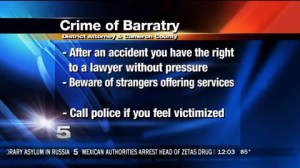 Official name for ambulance chasing